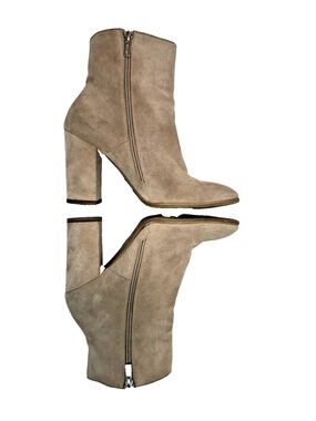 Rylko Estima Kora Poland suede leather beige ankle boots size 40 size 9.5 M
